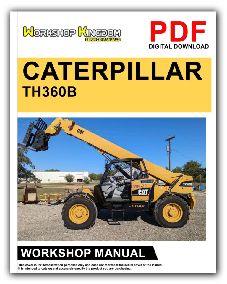 CATERPILLAR TH360B Workshop Repair Service Manual – English – PDF Download