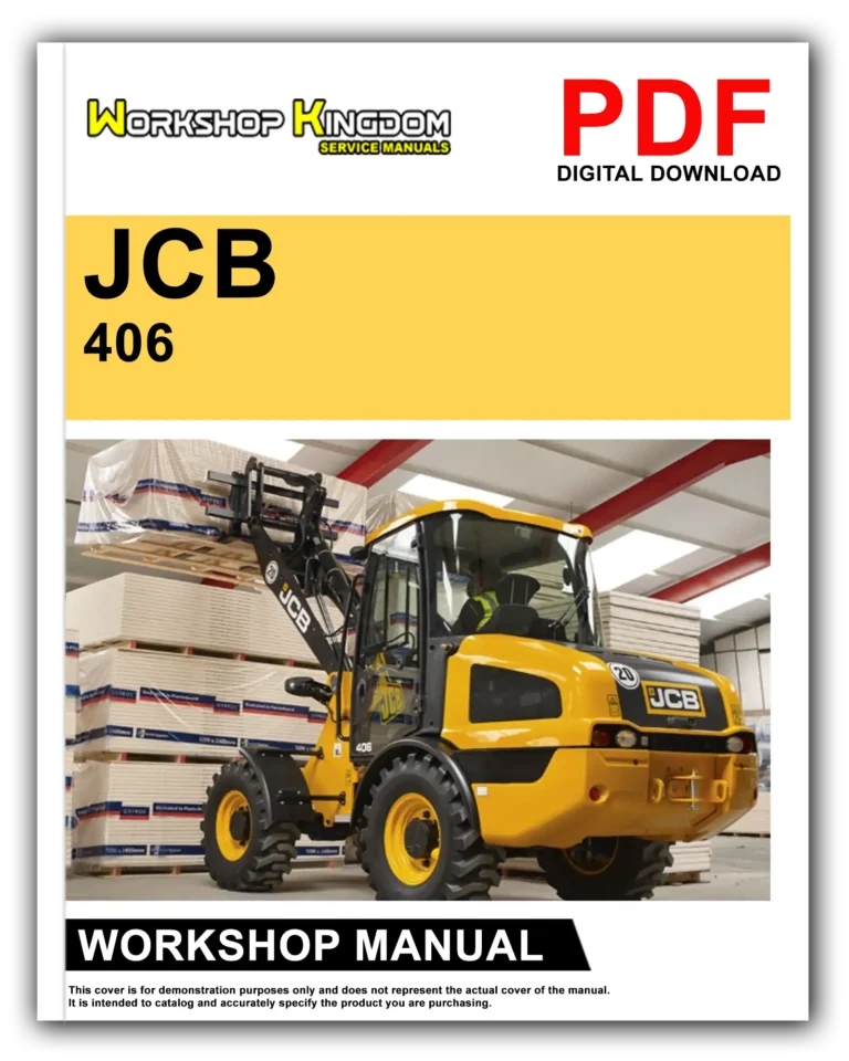 JCB 406 407 409 Workshop Repair Service Manual – English – PDF Download