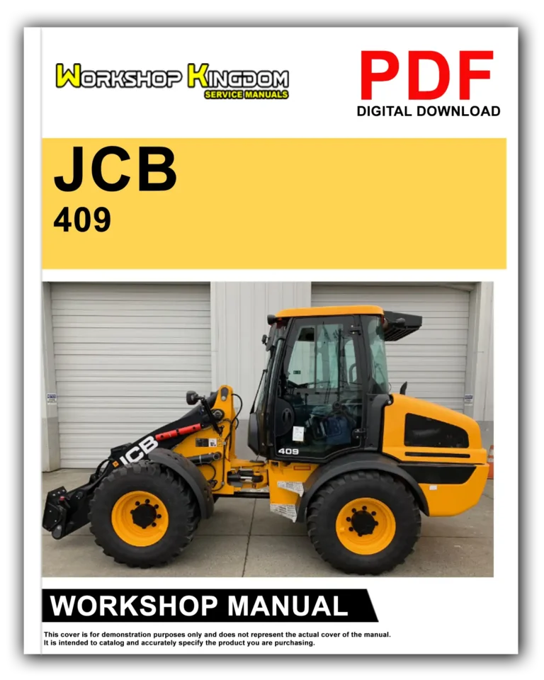JCB 406 409 Workshop Repair Service Manual – English – PDF Download