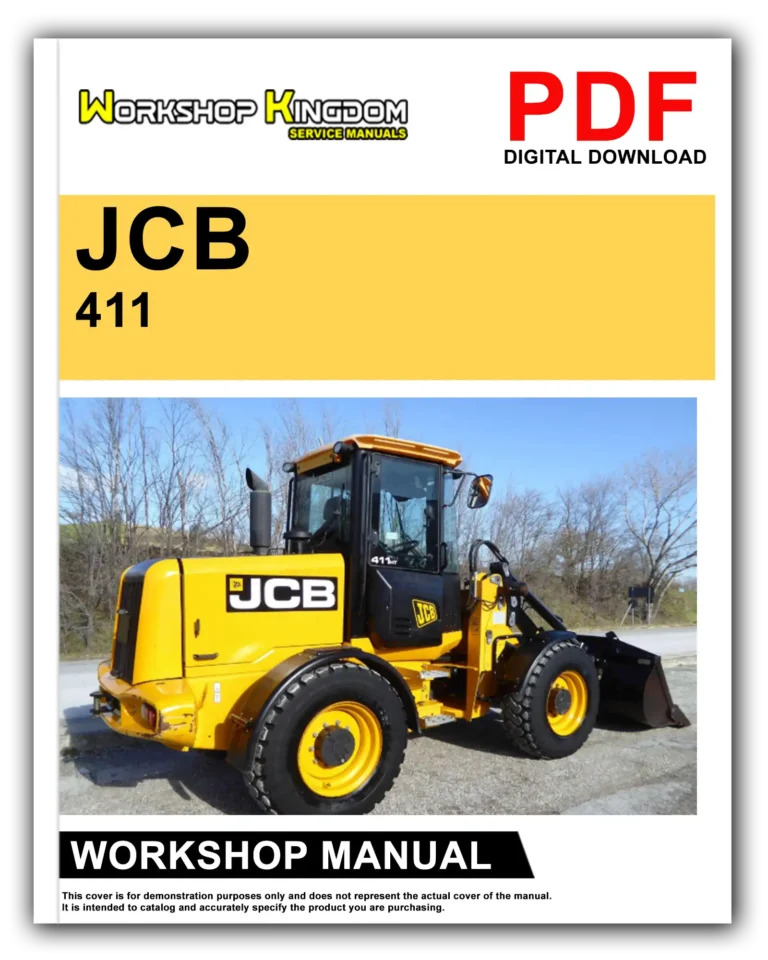 JCB 411 416 Workshop Repair Service Manual – English – PDF Download