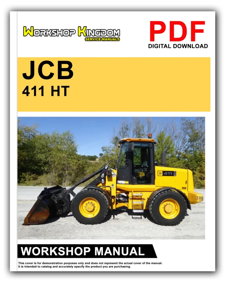 JCB 411HT 413S 417HT Workshop Repair Service Manual – English – PDF Download