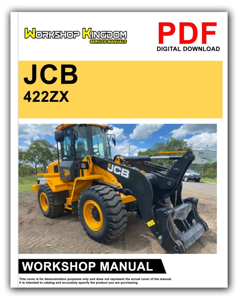 JCB 422ZX Workshop Repair Service Manual – English – PDF Download