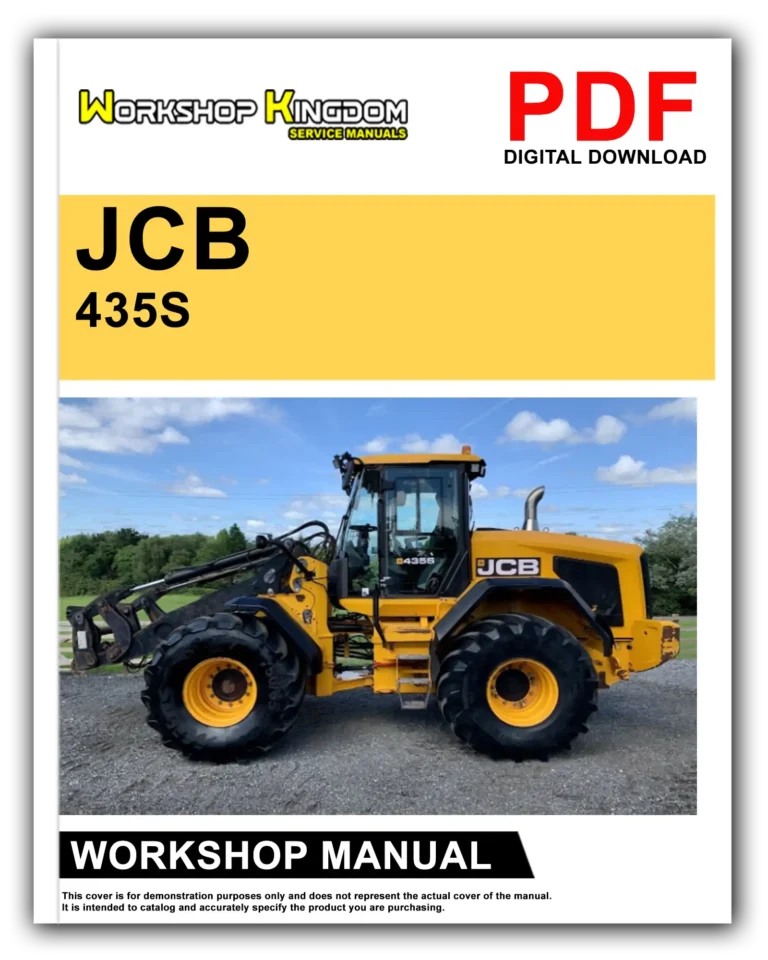 JCB 427 435S 437 Workshop Repair Service Manual – English – PDF Download