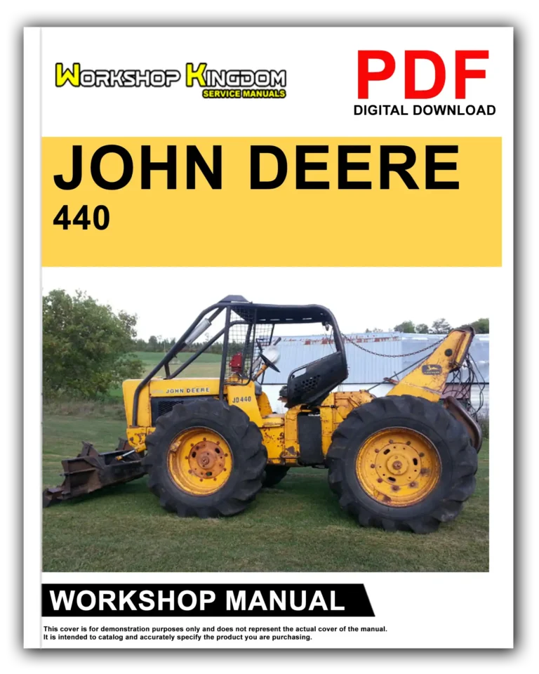 JOHN DEERE 440 440A 440B Workshop Repair Service Manual – English – PDF Download