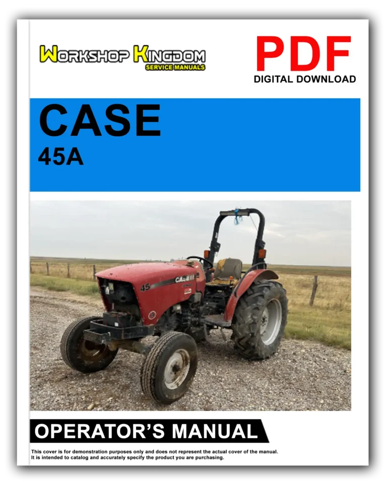 CASE Farmall 45A 55A Operator’s Manual – English – PDF Download