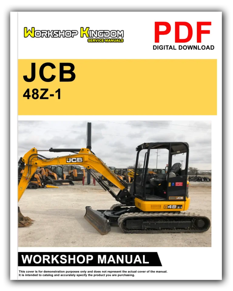 JCB 48Z-1 51R-1 Workshop Repair Service Manual – English – PDF Download