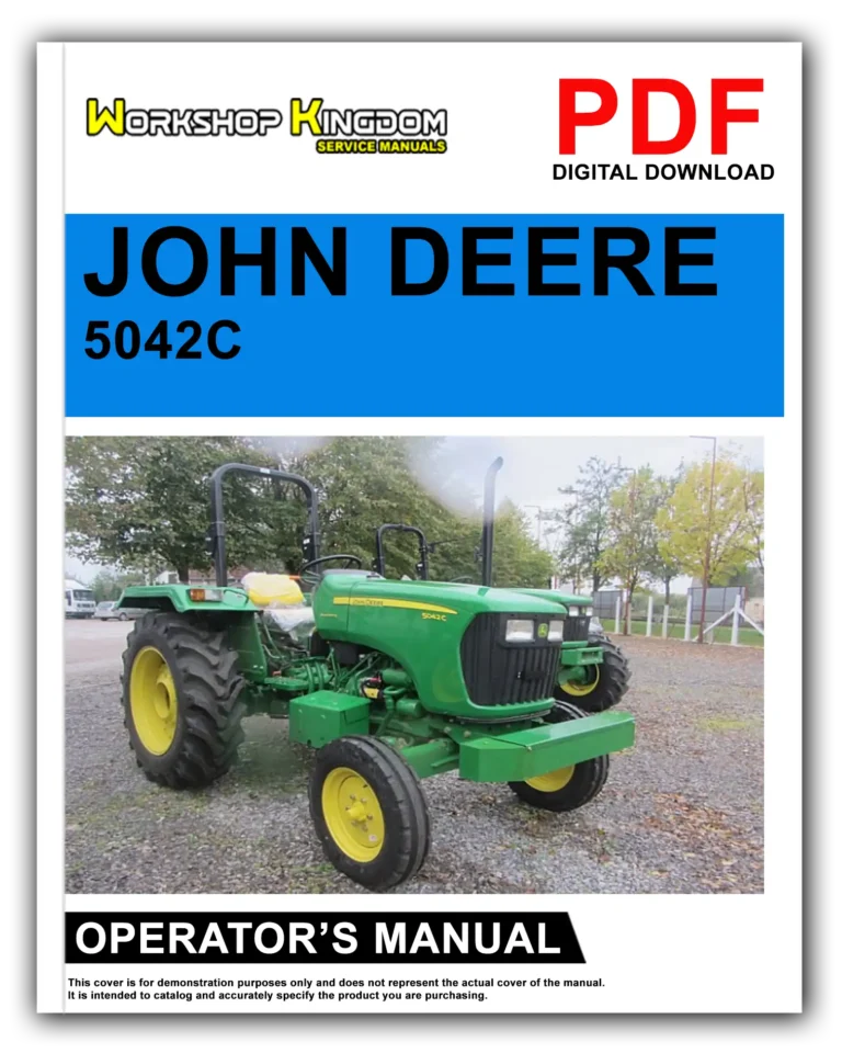 JOHN DEERE 5036C 5042C Operator’s Manual – English – PDF Download