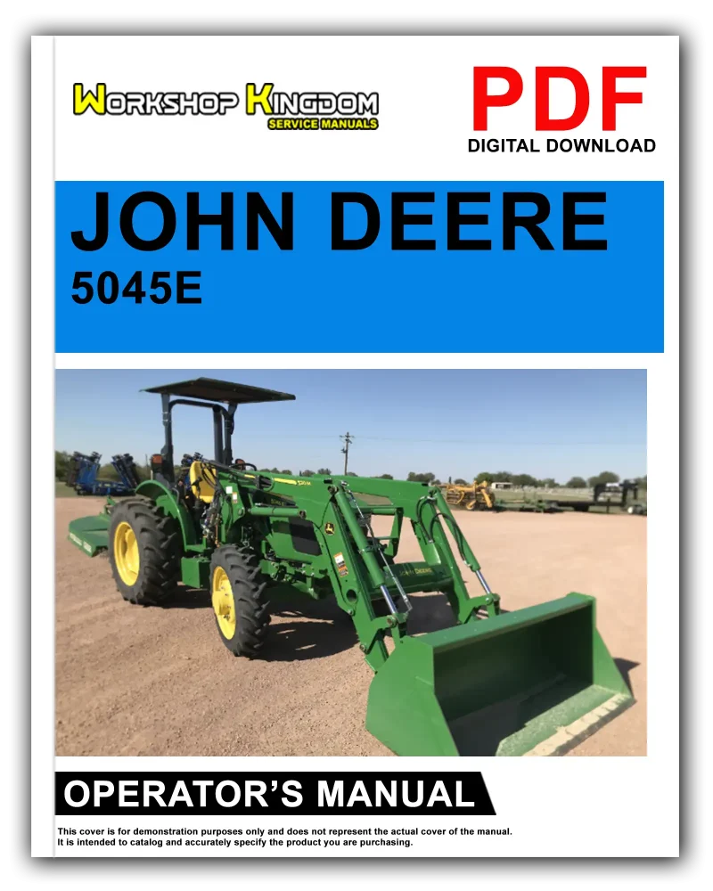 JOHN DEERE 5045E 5055E 5065E 5075E Operator's Manual