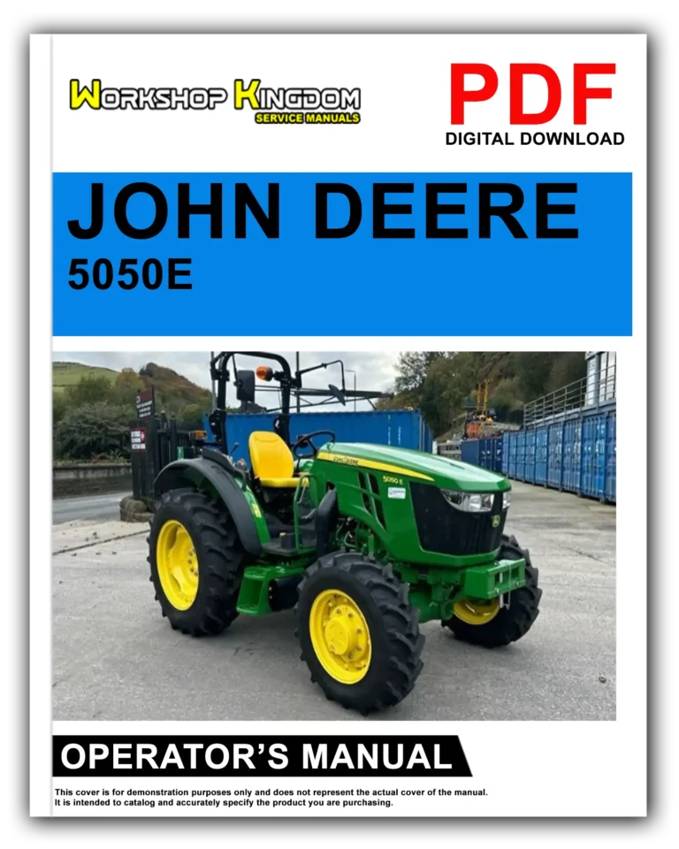 JOHN DEERE 5050E 5060E 5067E 5075E Operator’s Manual – English – PDF Download