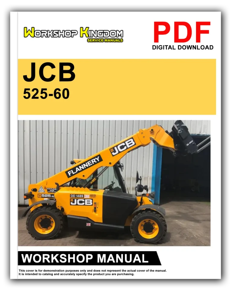 JCB 525-60 Workshop Repair Service Manual – English – PDF Download