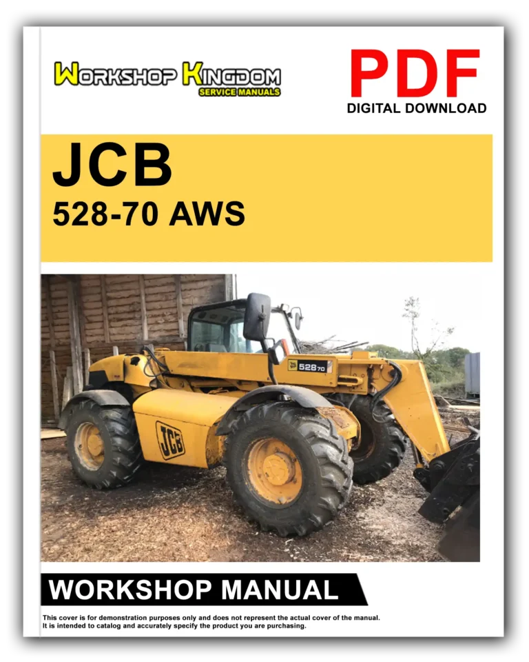 JCB 528-70 AWS 528S Workshop Repair Service Manual – English – PDF Download