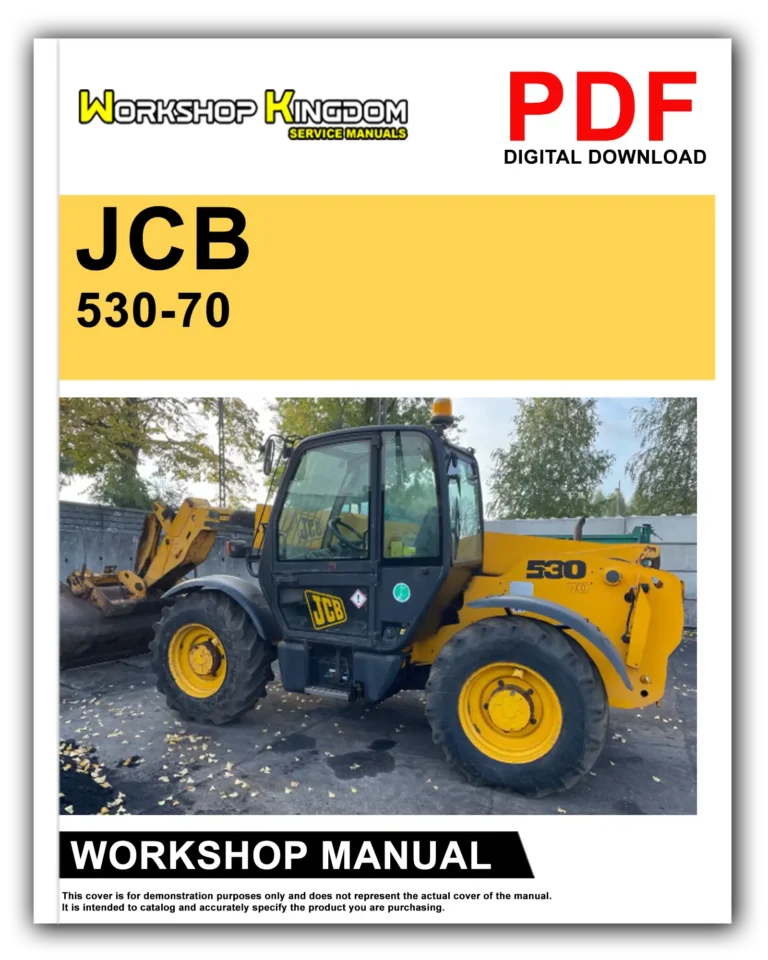JCB 530-70 530-110 Workshop Repair Service Manual – English – PDF Download