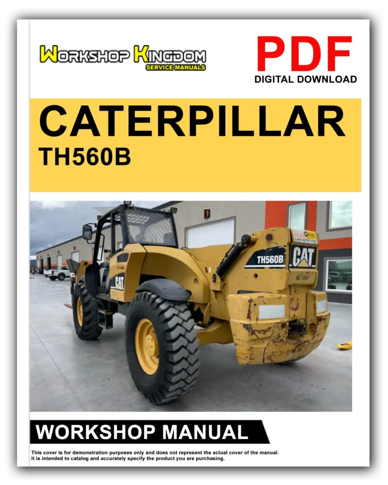 CATERPILLAR TH560B Workshop Repair Service Manual – English – PDF Download