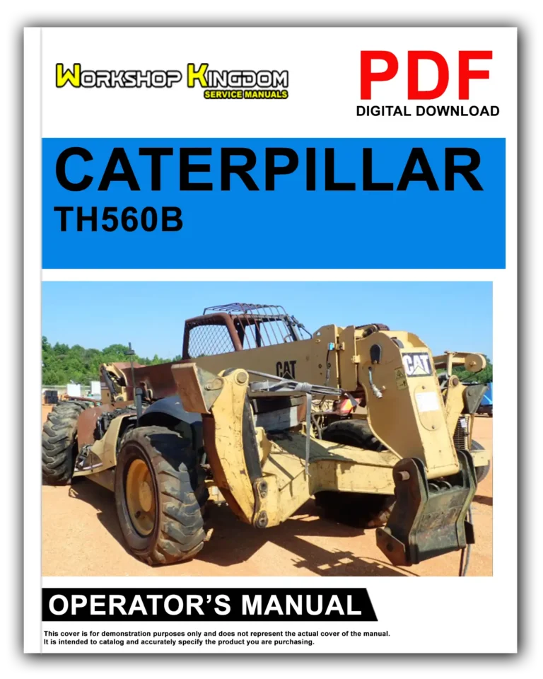 CATERPILLAR TH560B Operator’s Manual – English – PDF Download