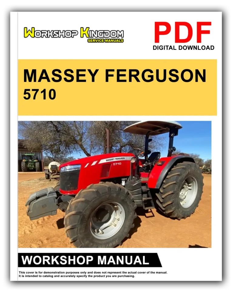 MASSEY FERGUSON 5710 5711 5712 5713 Workshop Repair Service Manual – English – PDF Download