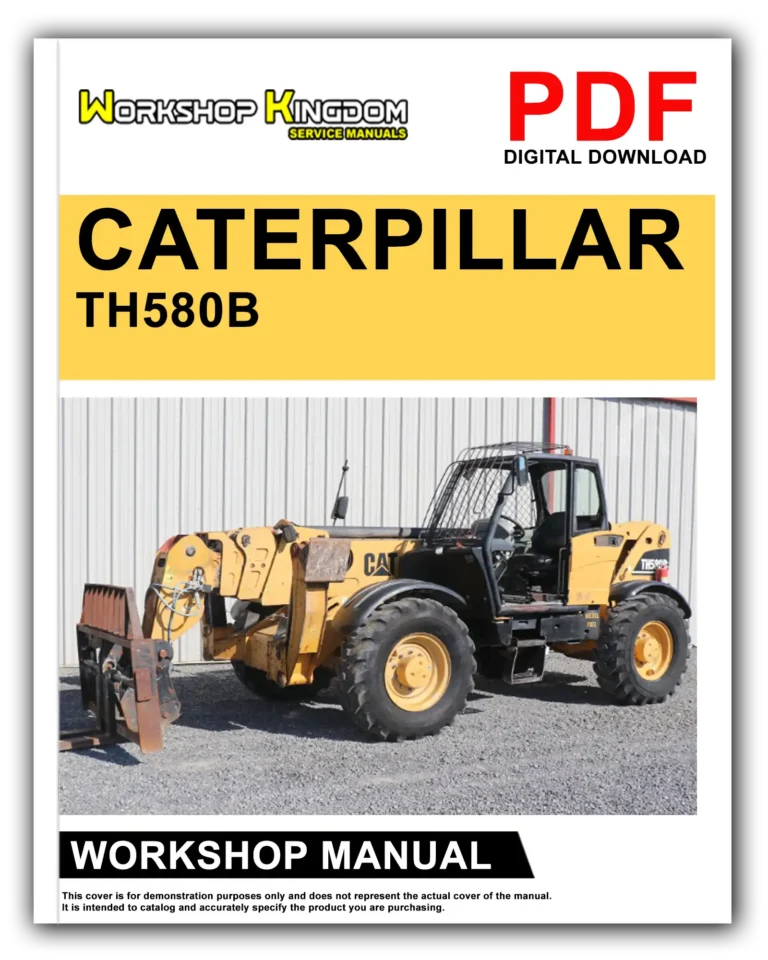 CATERPILLAR TH580B Workshop Repair Service Manual – English – PDF Download