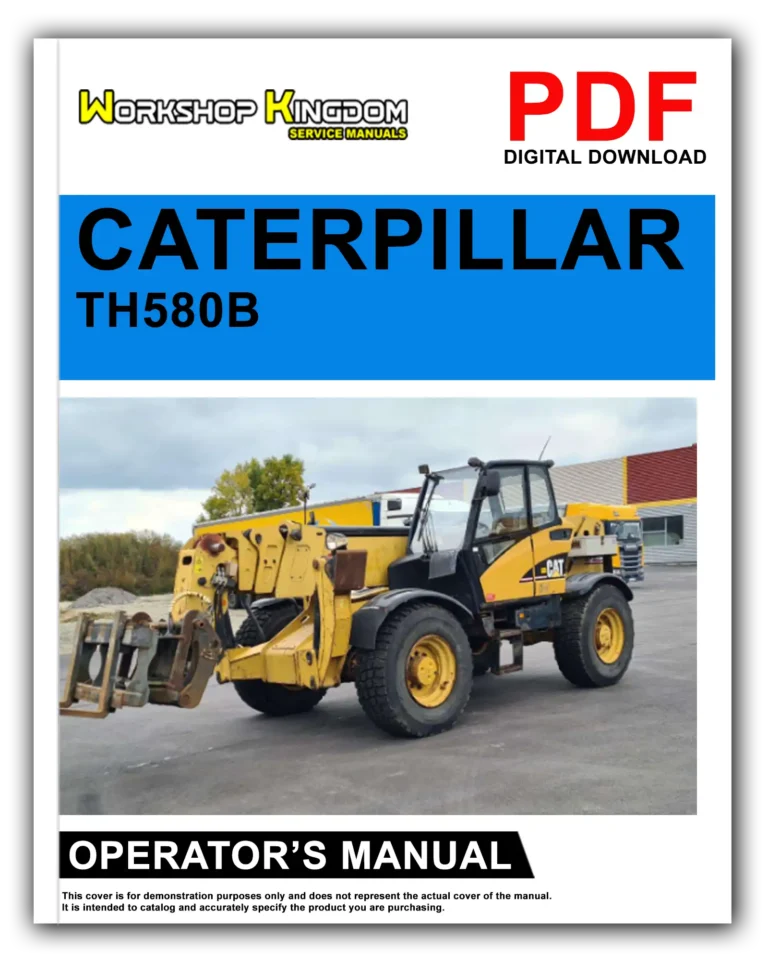 CATERPILLAR TH580B Operator’s Manual – English – PDF Download
