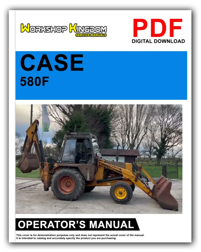 CASE 580F Operator’s Manual – English – PDF Download