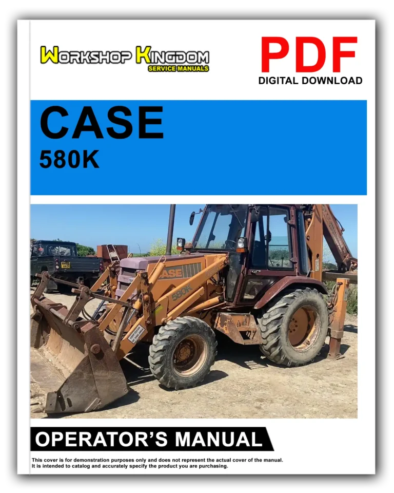 CASE 580K Operator’s Manual – English – PDF Download