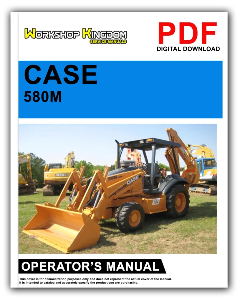 CASE 580M / 580M TURBO / 580 SUPER M M+ / 590 SUPER M SERIES 2 Operator’s Manual – English – PDF Download