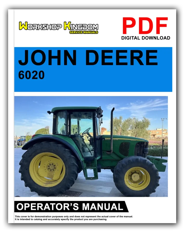JOHN DEERE 6020 6120 6220 6320 6420 6420S Operator’s Manual – English – PDF Download