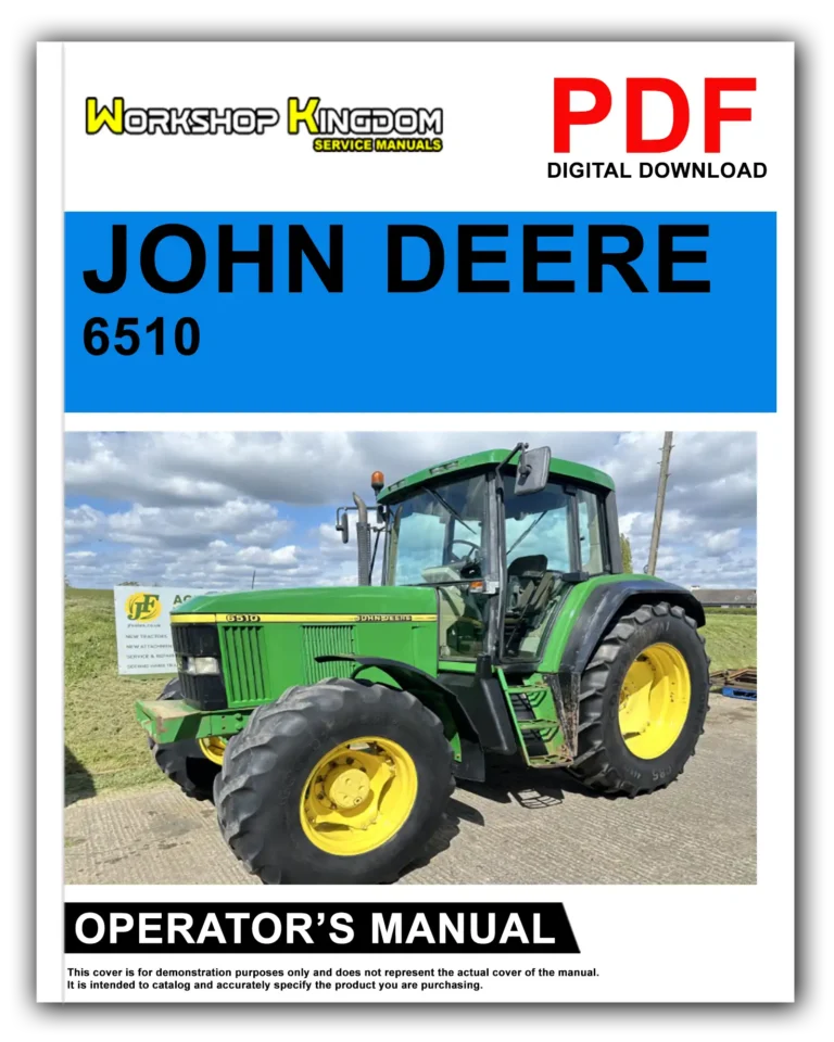 JOHN DEERE 6510 6610 6810 6910 Operator’s Manual – English – PDF Download