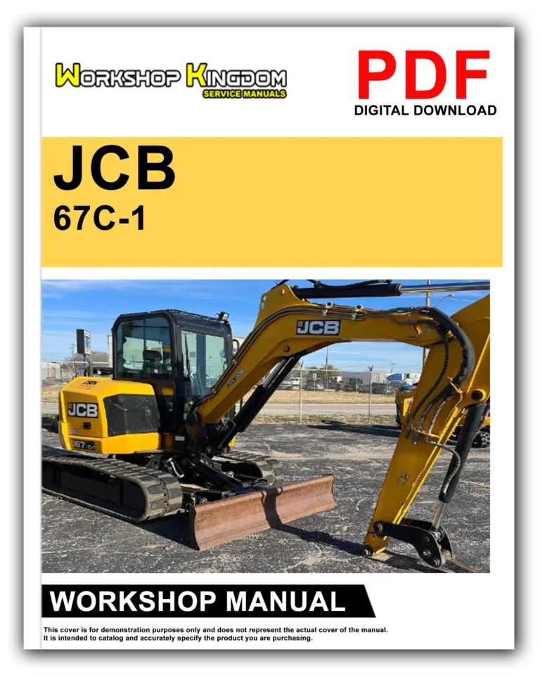 JCB 67C-1 MINI EXCAVATOR Workshop Repair Service Manual – English – PDF Download