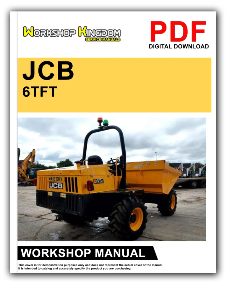 JCB 6TFT 6TST Workshop Repair Service Manual – English – PDF Download