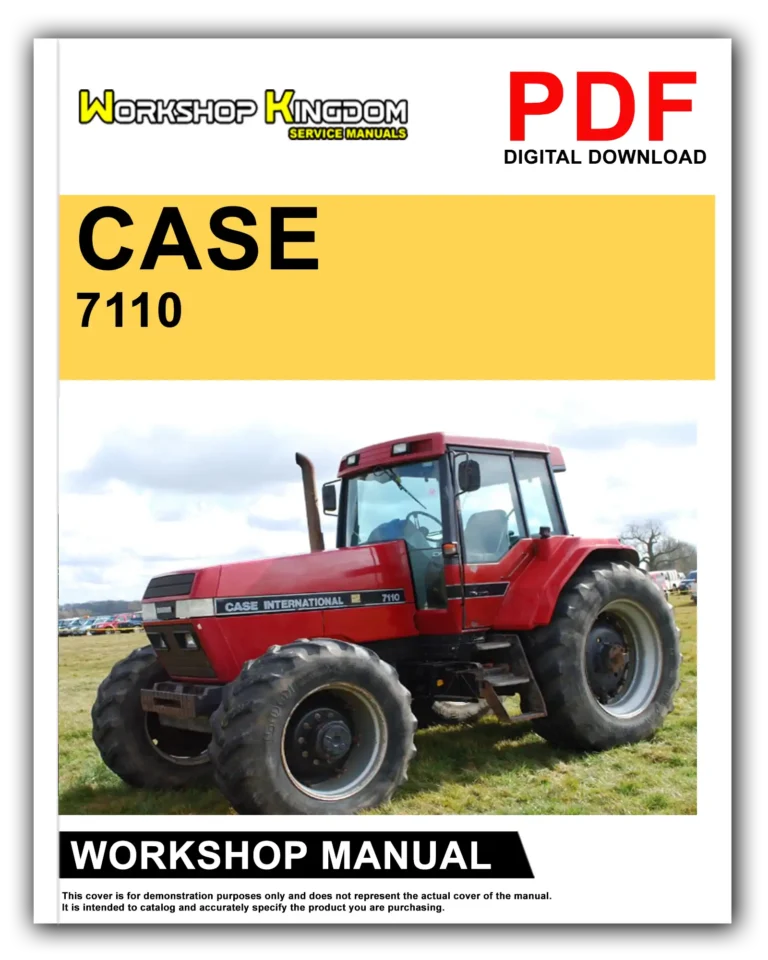 CASE 7110 7120 7130 7140 Workshop Repair Service Manual – English – PDF Download
