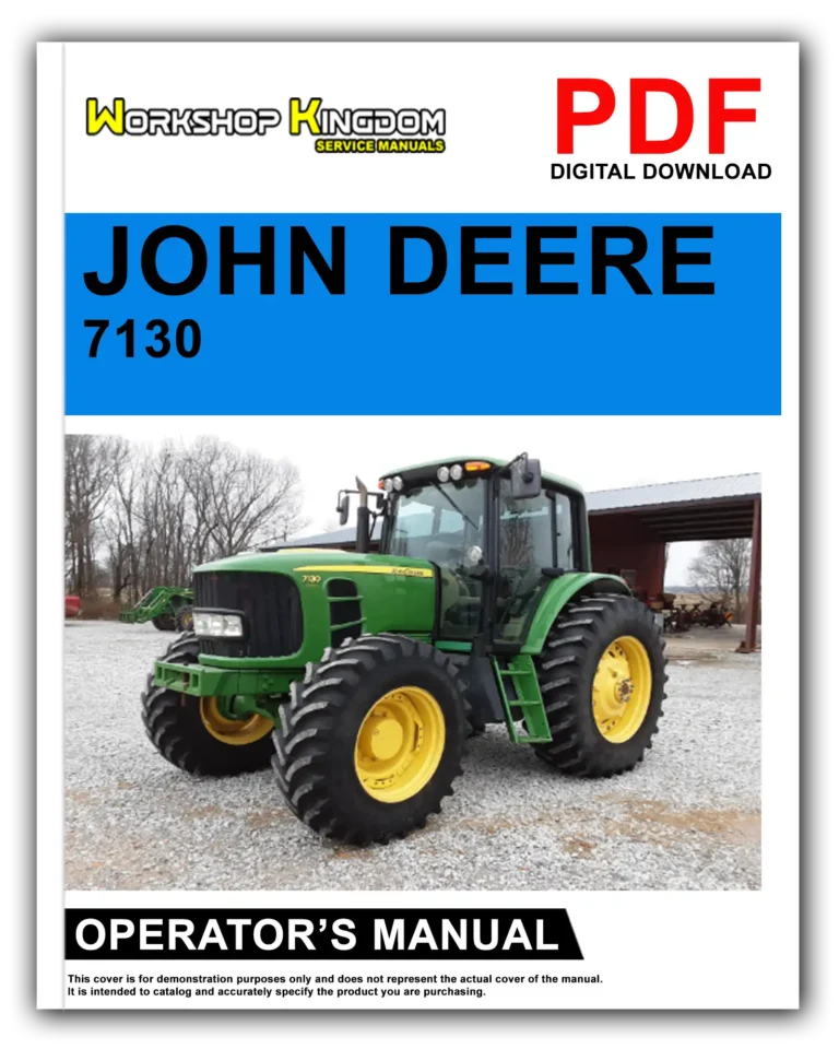 JOHN DEERE 7130 7230 7330 7430 7530 Operator’s Manual – English – PDF Download