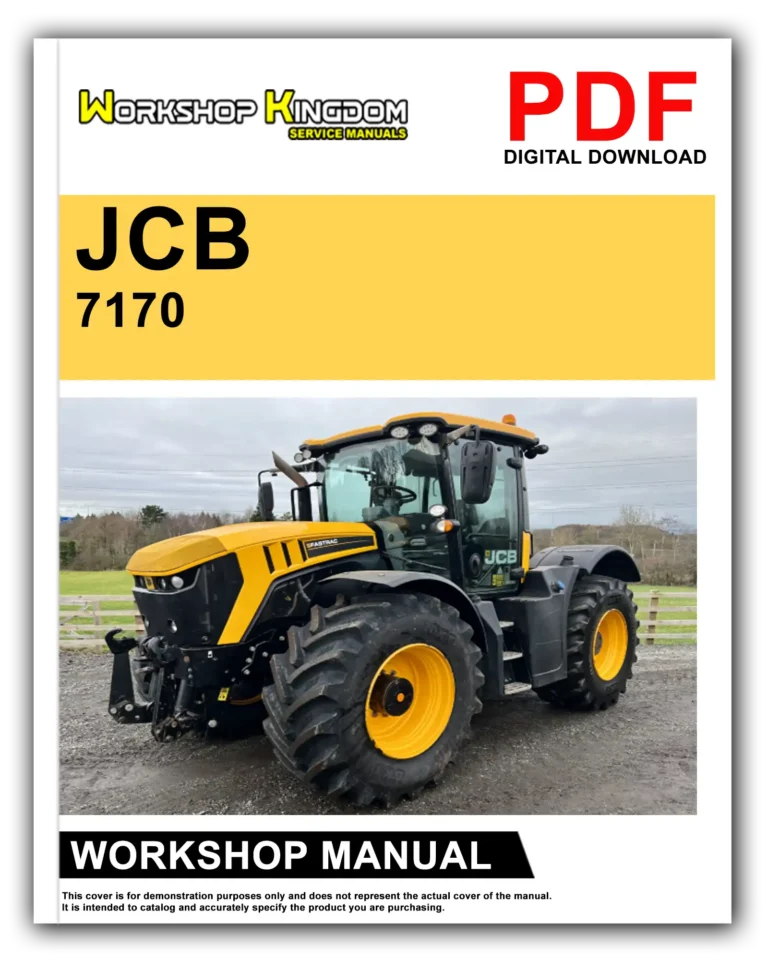 JCB 7170 7200 7230 P-TRONIC FASTRAC Workshop Repair Service Manual – English – PDF Download