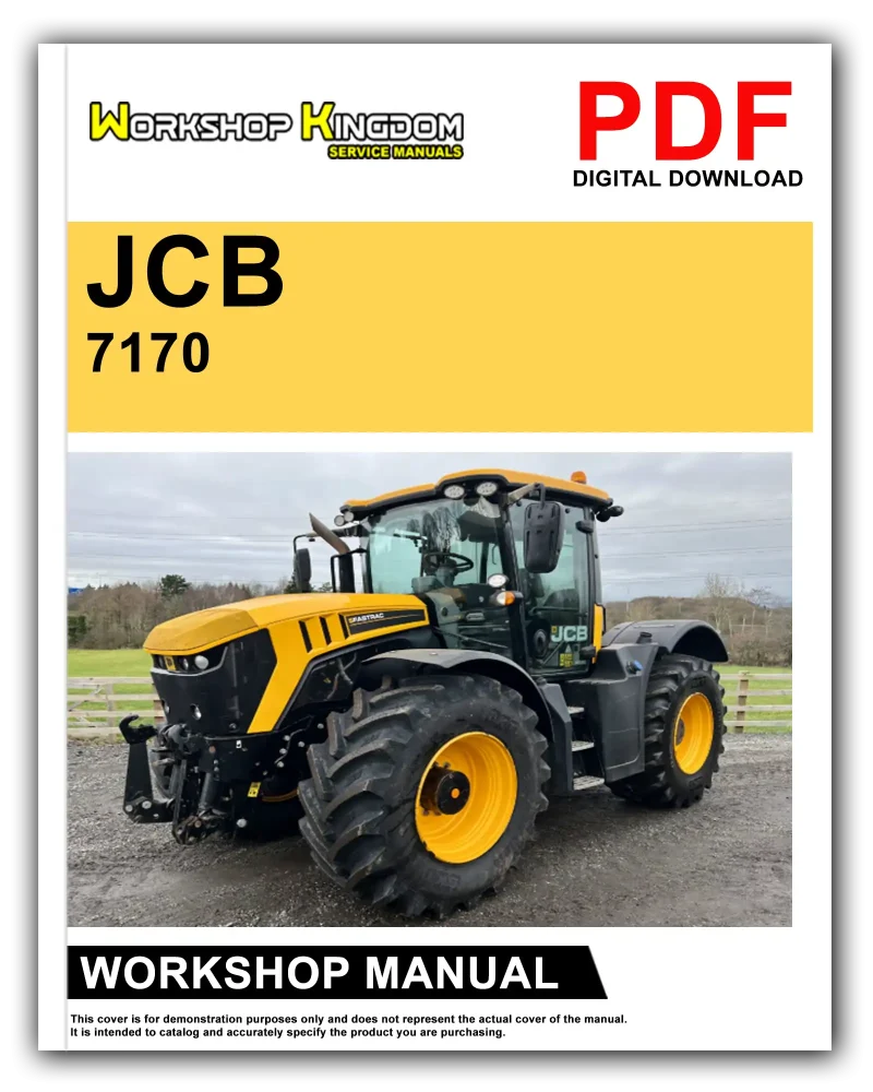 JCB 7170 7200 7230 P-TRONIC FASTRAC Workshop Manual
