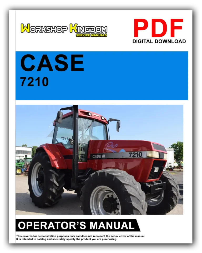 CASE 7210 7220 7230 7240 7250 Operator’s Manual – English – PDF Download