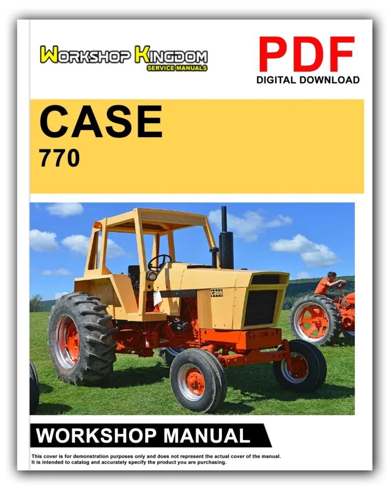 CASE 770 870 970 1070 1090 1170 1175 Workshop Repair Service Manual – English – PDF Download