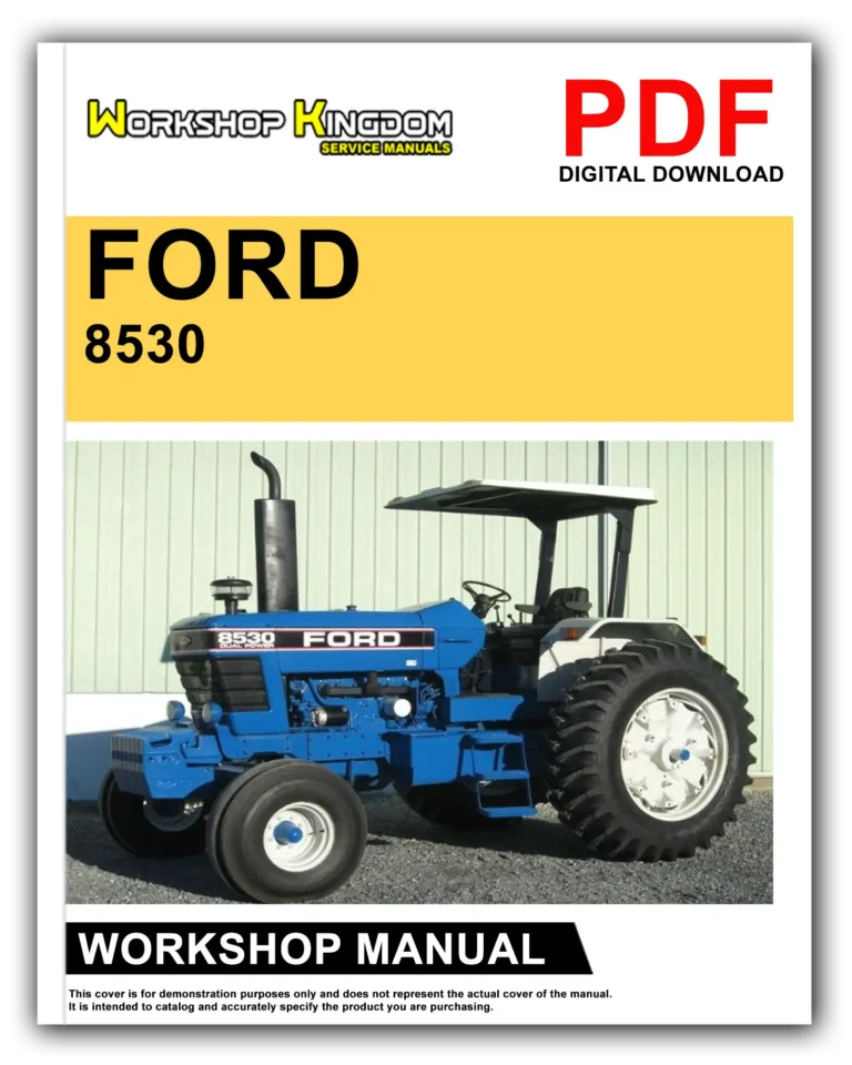 FORD 8530 8630 8730 8830 Workshop Repair Service Manual – English – PDF Download