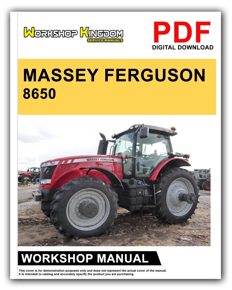 MASSEY FERGUSON 8650 Workshop Manual