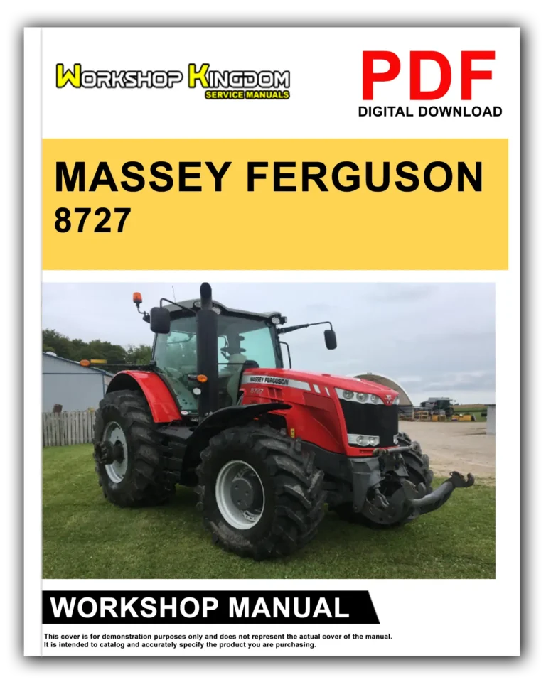 MASSEY FERGUSON 8727 8730 8732 8735 8737 Workshop Repair Service Manual – English – PDF Download