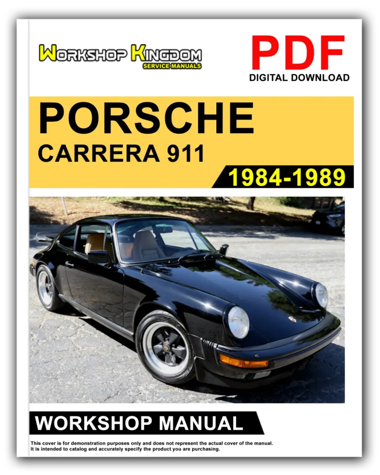 PORSCHE CARRERA 911 (1984-1989) Workshop Repair Service Manual – English – PDF Download