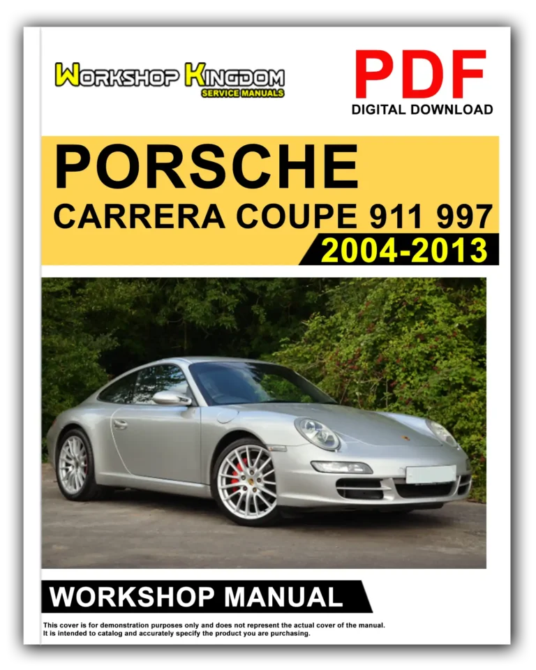 PORSCHE CARRERA COUPE 911 997 (2004-2013) Workshop Repair Service Manual – English – PDF Download