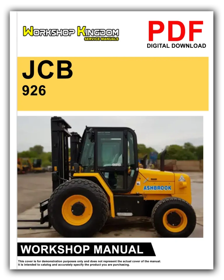 JCB 926 930 940 945 950 Workshop Repair Service Manual – English – PDF Download