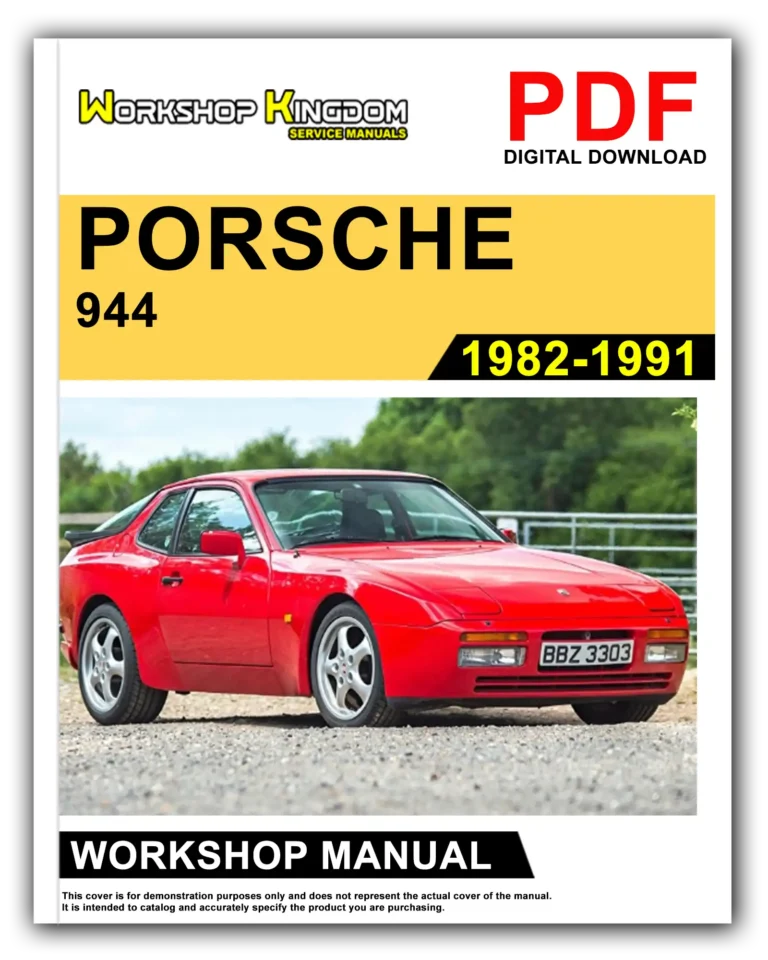 PORSCHE 944 (1982-1991) Workshop Repair Service Manual – English – PDF Download