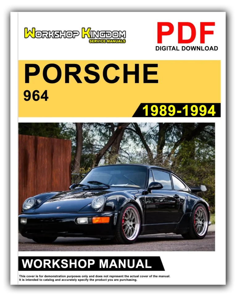 PORSCHE 964 (1989-1994) Workshop Repair Service Manual – English – PDF Download