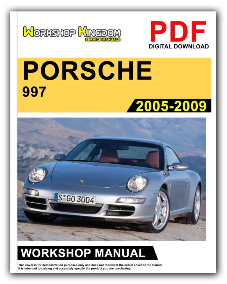 PORSCHE 997 (2005-2009) Workshop Repair Service Manual – English – PDF Download