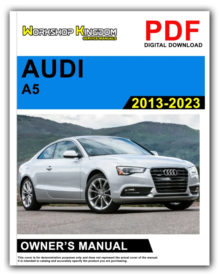 AUDI A5 (2013-2023) Owner’s Manual – English – PDF Download