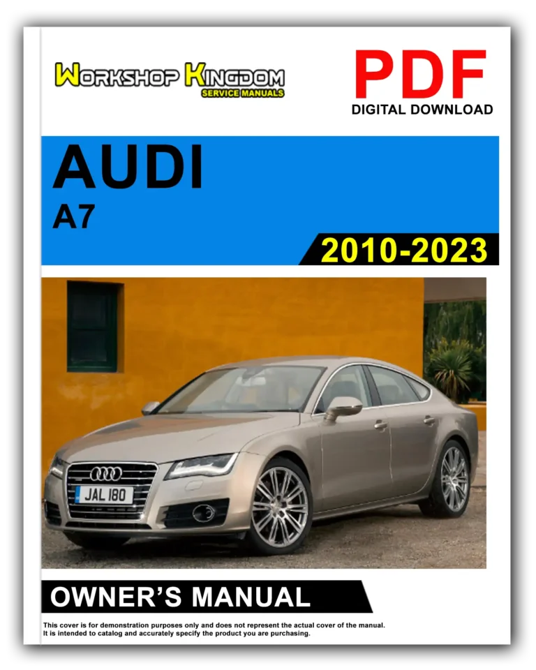 AUDI A7 (2010-2023) Owner’s Manual – English – PDF Download