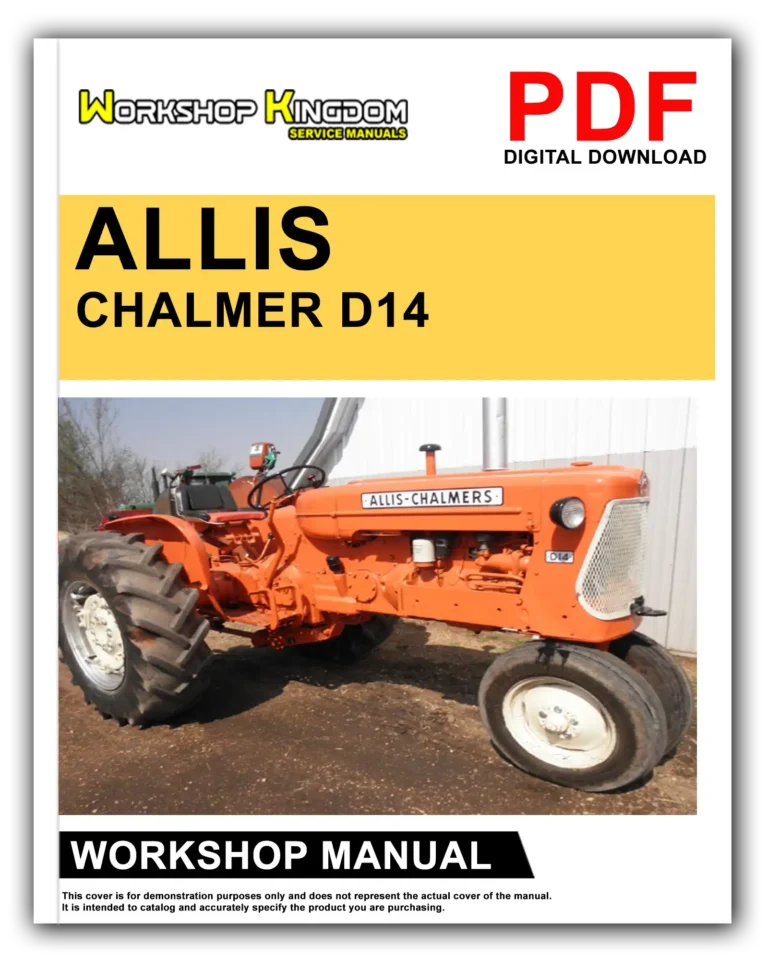 ALLIS CHALMER D14 D15 D17 Workshop Repair Service Manual – English – PDF Download