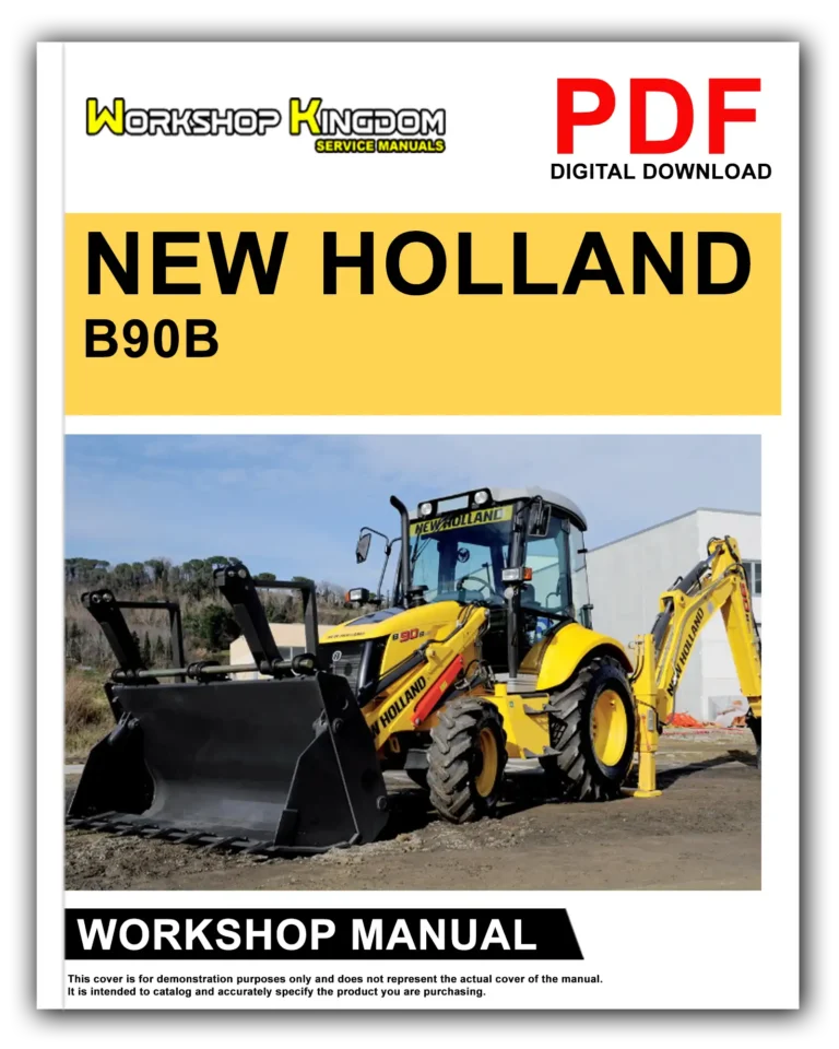NEW HOLLAND B90B B95B B95BLR B95BTC B110B B115B Workshop Repair Service Manual – English – PDF Download