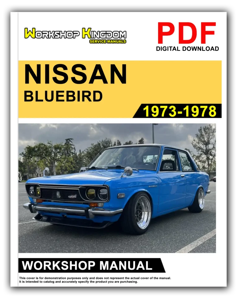 NISSAN BLUEBIRD (1973-1978) Workshop Repair Service Manual – English – PDF Download