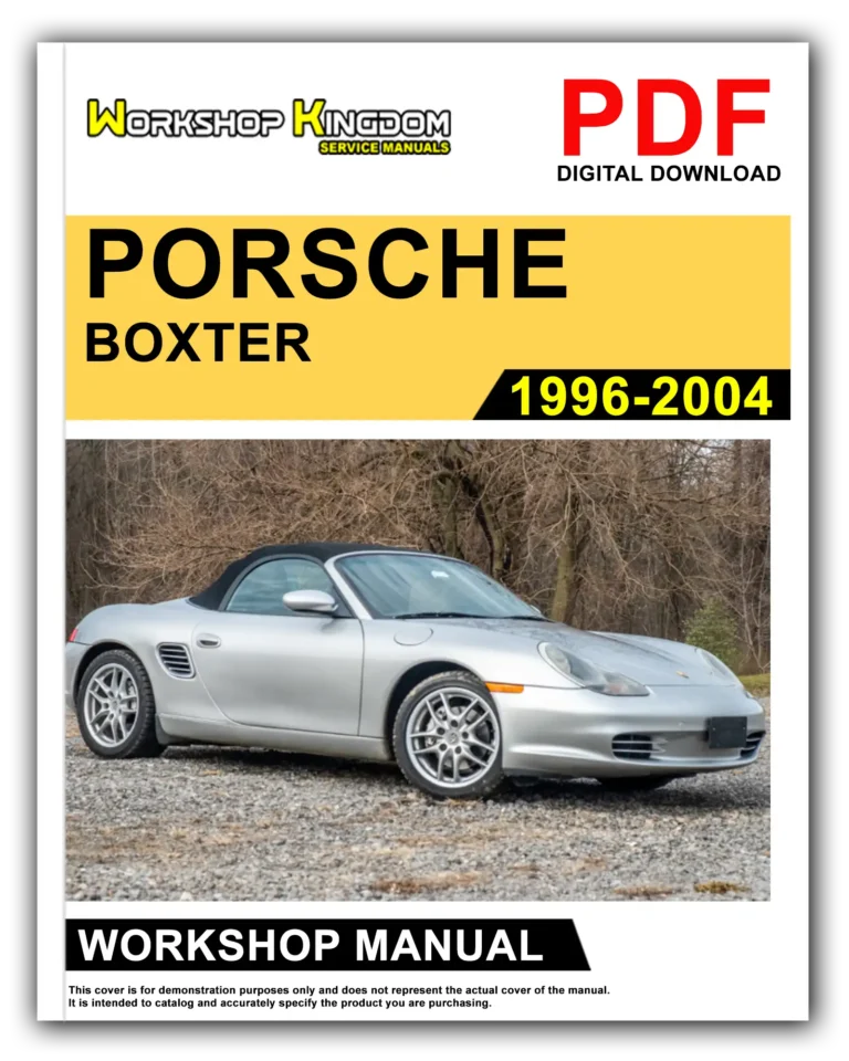 PORSCHE BOXTER (1996-2004) Workshop Repair Service Manual – English – PDF Download