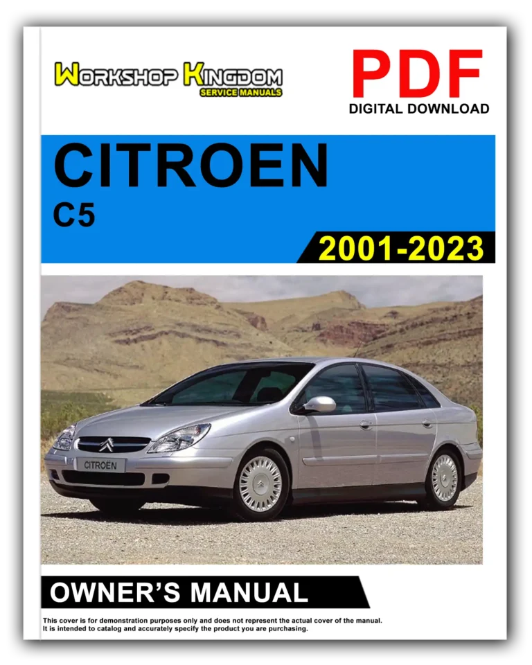 CITROEN C5 (2001-2023) Owner’s Manual – English – PDF Download